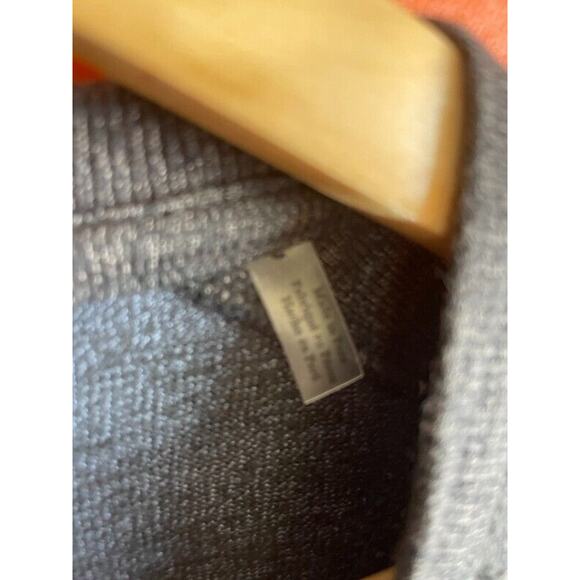 Vince Camuto Long Sweater Mens Large Gray Crew Neck Classic Basic Viscose Cotton - Picture 5 of 7